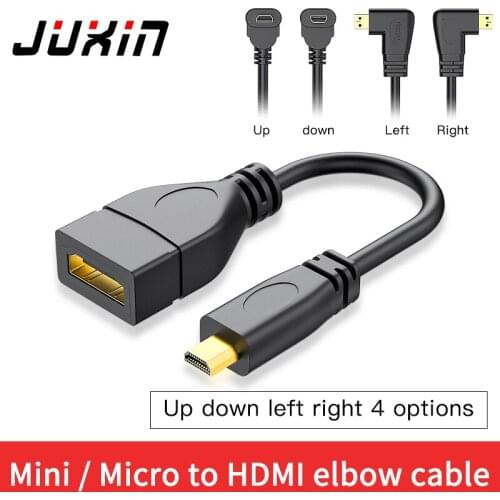 HDMI compatible Mini cable SLR camera live video recorder notebook TV short cable