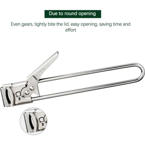 Multifunctional Stainless Steel Can Opener Home Kitchen Can Open Effortless Opener With Turn Knob Household Kitchen dropshipping