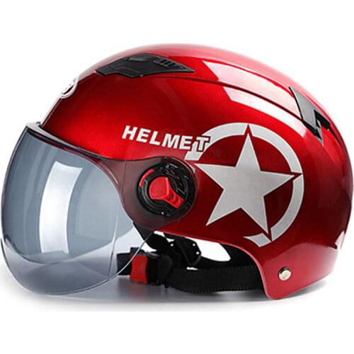 Motorcycle Helmet Scooter Bike Open Face Half Baseball Cap Anti-UV Safety Hard Hat