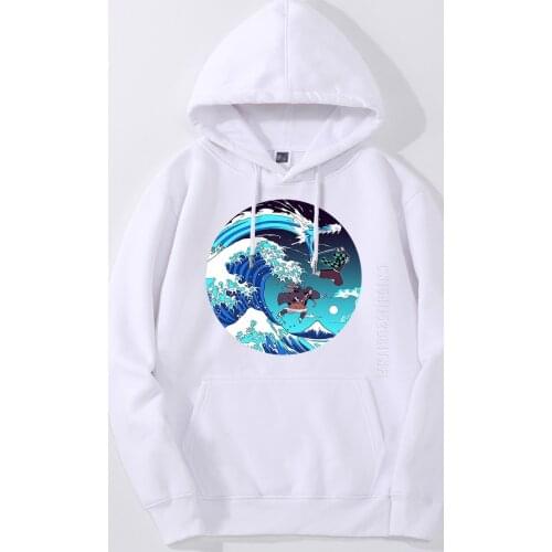 Demon Slayer Kimetsu No Yaiba Men Hoodie Streetwear Nezuko Male Couple Hoodies Autumn Tanjirou Japan Anime Sweatshirt