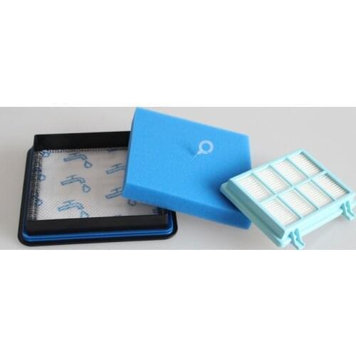 3 pieces / set of washable engine foam filter replacement kit for Philips power Pro Compact FC9331 / 09FC9332 / 09 FC8010 / 01