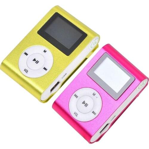 Portable Mini Clip USB MP3 Player Music Media Support Micro SD TF Card Fashion Hifi MP3 for Outdoor Sports Dropship