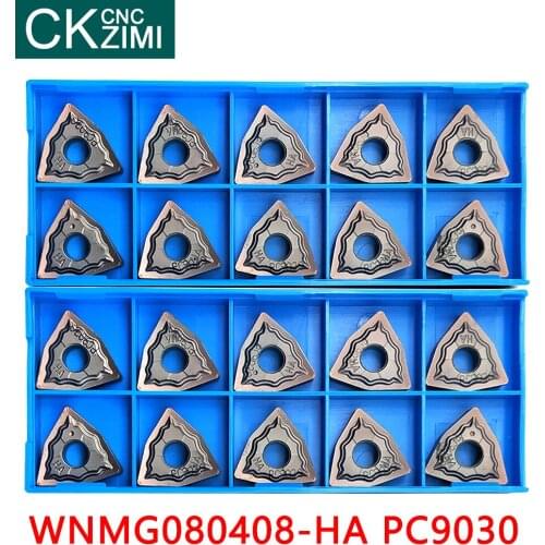 WNMG080408-HA PC9030 WNMG432-HA PC9030 Carbide Insert External Turning Tool Lathe Tool WNMG080408 For Processing Stainless Steel