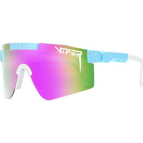 Hot Style Oversized Sports Glasses Mirror Polarized Cycling Sunglasses With Boxes