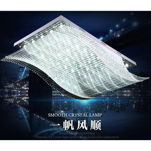 Modern Crystal Chandelier LED Color Change With Remote Control Organ Style RGB Lustre Ceiling Lamp Art Deco Pendant Chandeliers