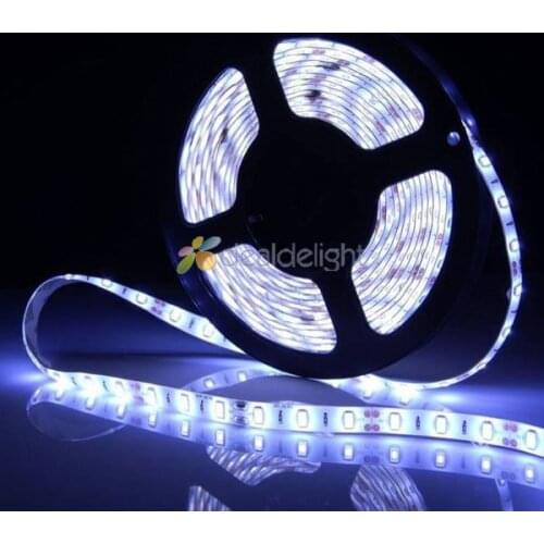 Super Bright DC12V 5M 5630 SMD 300 leds IP65 Epoxy Waterproof Cool White 6500k Flexible LED Strip Light Freeshipping