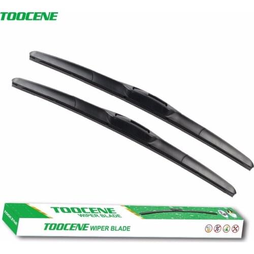 Toocene windshie wiper blade for Cadillac CTS pair 22"+21" 2002-2007 car front window windscreen auto accessories