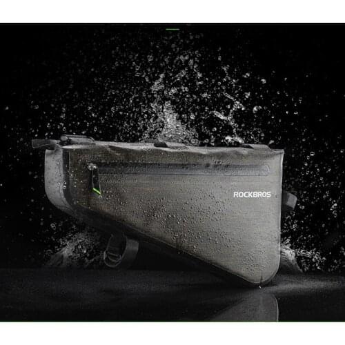 ROCKBROS Bike Bicycle Bag Rainproof Triangle Pouch Waterproof Caulking Pannier Accessories High Quality Large Capacity MTB Bag