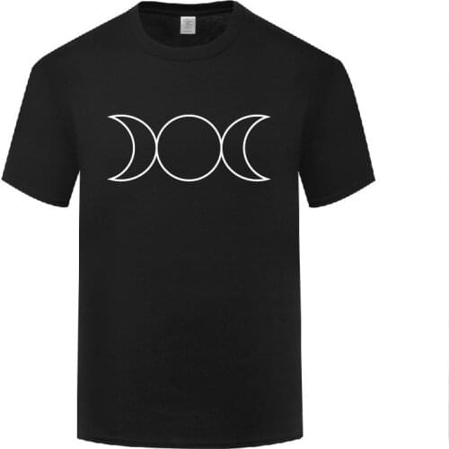 Funny Wicca Witchcraft Goddess Womanhood Gothic Cotton T Shirt Graphic Men Crew Neck Summer Short Sleeve Tshirts Letter Tees