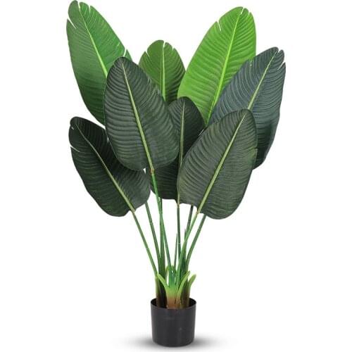 140cm Artificial Plant Decoration Areca Palm Tree Indoor and Outdoor Plants Plastic Potted Living Room Balcony Green Decoration