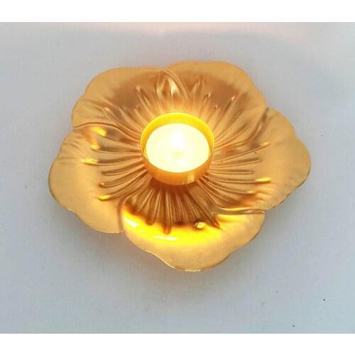 Iron Party Wedding Supplies Bar Cafe Candlelit Turtle Leaves Hollow Leaf Candlestick Candle Holder Home Decoration