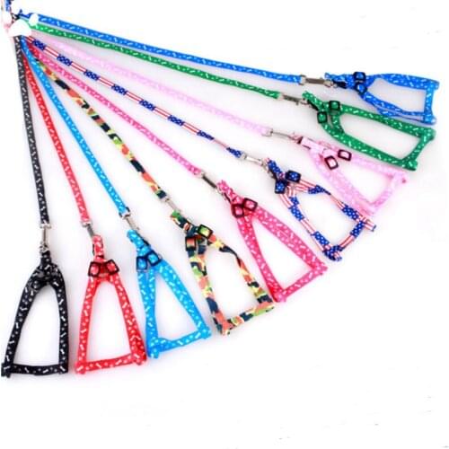 1.0*120cm Dog Leashes Nylon Adjustable Pet Dog Harnesses Puppy Cat Animals Accessories Pet Necklace Rope LX6893