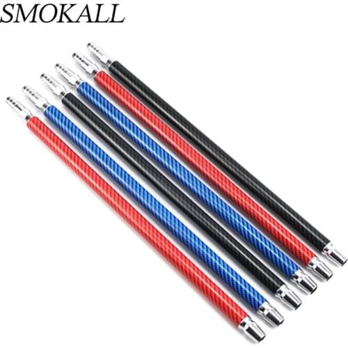 1Pcs Hookah Handle Carbon Fiber Aluminum Mouthpieces For Shisha Hose Chicha Shesha Narguile Nargile Accessories Tobacco Tubes
