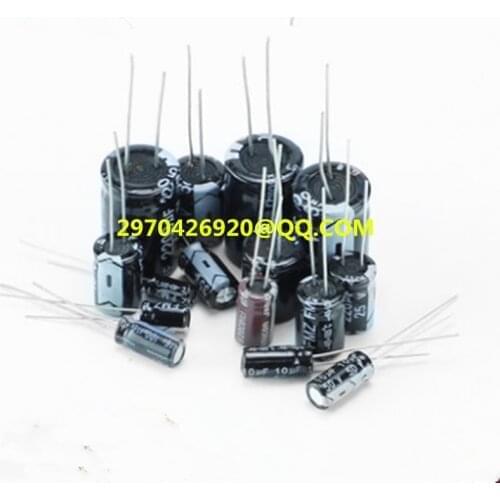 100pcs 25V47UF 47UF25V direct-insert aluminum electrolytic capacitor 5*7 5X7MM 5*11 5X11mm new original