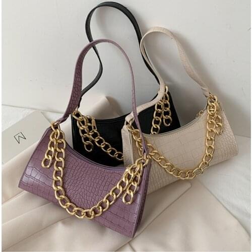 2021 Women Shoulder Bag Solid Color Retro Pleated Messenger Handbags Bags Chains Underarm Bag Сумка Женская Сумка Через Плечо