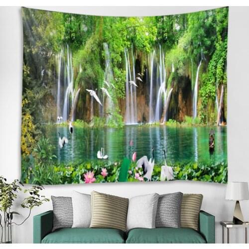 3D beautiful landscape landscape hippie wall bohemian wall tapestry mandala wall art decoration tapestry