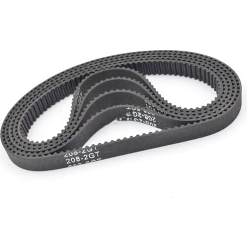 5PCS 2MGT 2M 2GT Synchronous Timing belt, Pitch length 206/208/210/212/214, width 6mm/9mm, Teeth 103/104/105/106/107, Loop