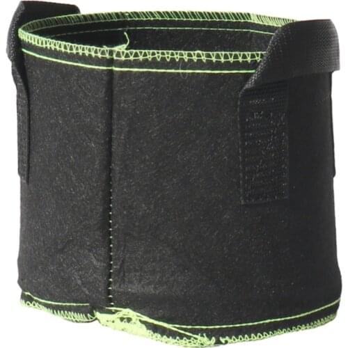 Round Non-woven Fabric Pots Plant Pouch Root Container Grow Bag Aeration Pot Container Potato Planting Bags 6 Pcs