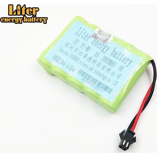 6v 2800mah AA NI-MH M Battery High capacity electric toy battery Remote car ship robot rechargeable