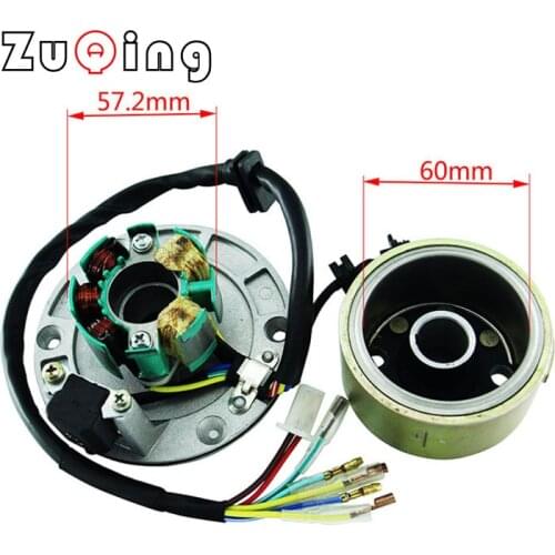 Off-Road Motorcycle Accessories High Speed Motor Kits Stator Rotor Magneto Coil For ZongShen 155CC Oil-cooled Engine
