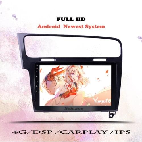 Android 10.0 Car Radio Multimedia Player For Volkswagen Golf 7 2012 2013 2014 2015 2016-2020 Navigation GPS 2 din DVD Head Unit
