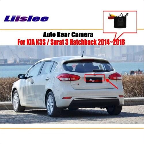 Car Rear View Camera For KIA K3S / K3 Forte (YD) / Surat 3 / Cerato Hatchback 2014~2018 Reverse Hole Parking Back Up Camera