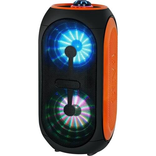 LED High-Power Wireless Bluetooth Speaker Outdoor Subwoofer Music Center Home Theater Microphone Soundbar Sound Column Boombox
