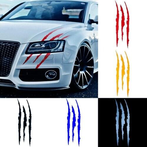 Auto Car Sticker Reflective Monster Claw Scratch Stripe Marks Headlight Decal Car Stickers Accessories
