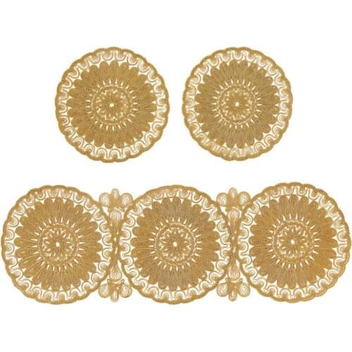 Anglez Kordone Embroidered Lux Salon Kit Gold