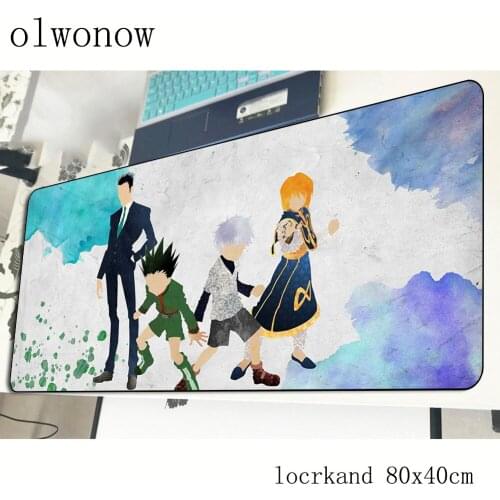 HUNTERxHUNTER mousepad 800x400x3mm Adorable gaming mouse pad gamer mat best game computer desk padmouse keyboard large play mats