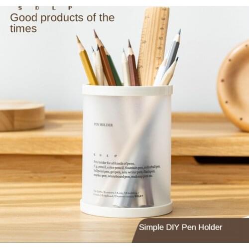 Creative Detachable Cylindrical DIY Office Desktop Storage Box Student Learning Supplies Pencil Holder Desk Organizer
