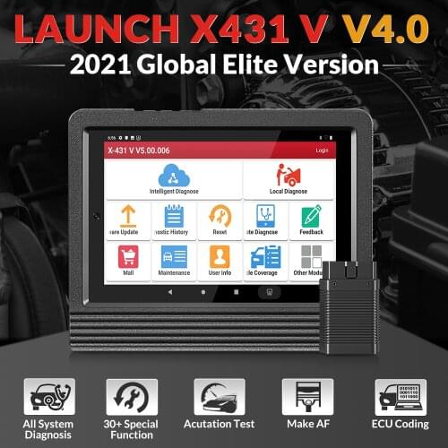 LAUNCH X431 V V4.0 Car Full System Professional Diagnostic Tools OBD OBD2 Code Reader Scanner with Reset PK X-431 Pro Mini