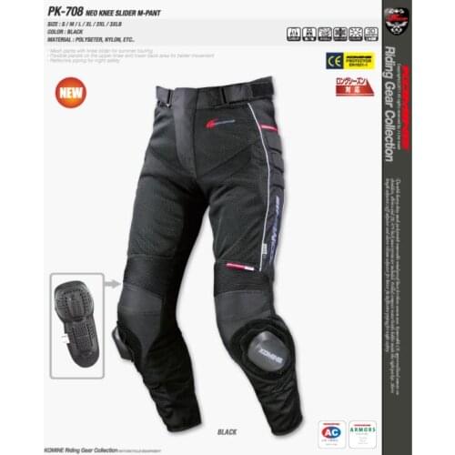 Free Shipping Komine pk708 Summer Grid Racing Pants Motorcycle Pants Racing Pants xs24