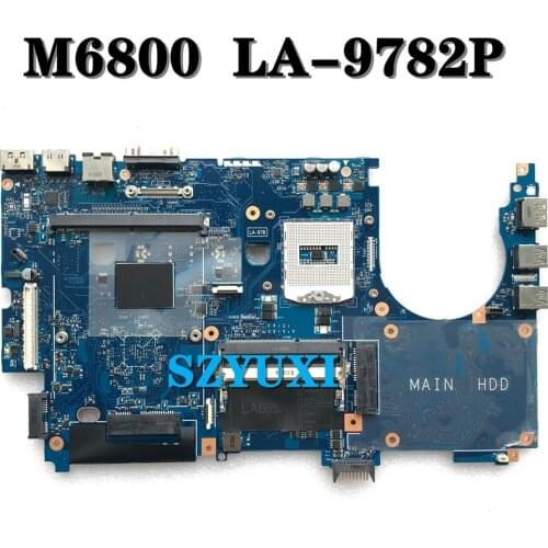 For Dell M6800 Laptop Motherboard EDP cable PGA947 VAR10 LA-9782P CN-098VVR 98VVR mainboard 100%tested