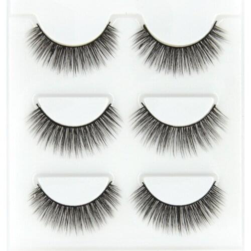 Soft natural looking fake lashes false eyelashes strip eyelashes