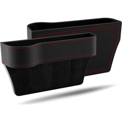 Car Seat Organizer Storage Box Gap Slit Filler Holder For Wallet Cups Water Bottle Phone Cigarette Slit Pocket Accessories
