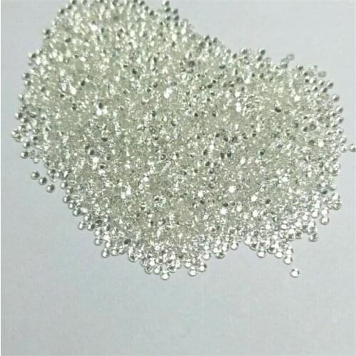 Sale 1CT Per Bag D White Color 0.8mm To 2.9mm vvs1 Small Size Synthetic Moissanites Round Shape Cut Loose Stone For Made By SIC