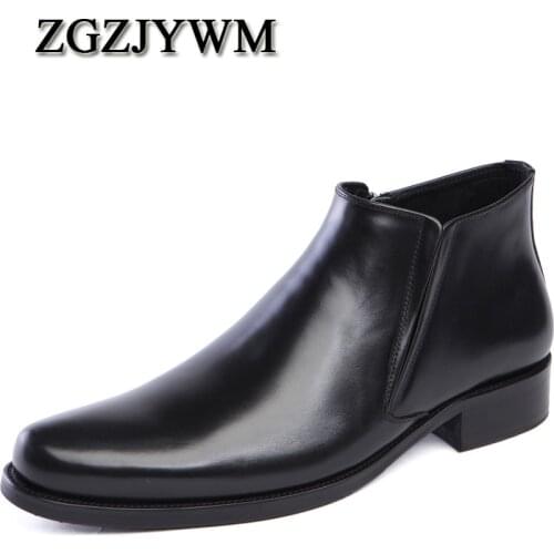 ZGZJYWM Spring/Summer Boots Pointed Toe Black/Red Breathable Bullock Patterns Oxford Pointed Toe Dress Shoes For Men Ankle Boots