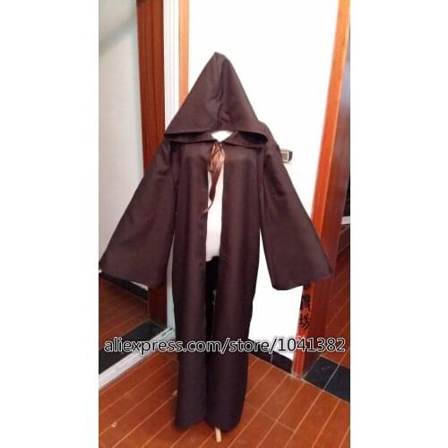 Star Wars Obi-Wan Kenobi Jedi Robe Cloak Cosplay Costume