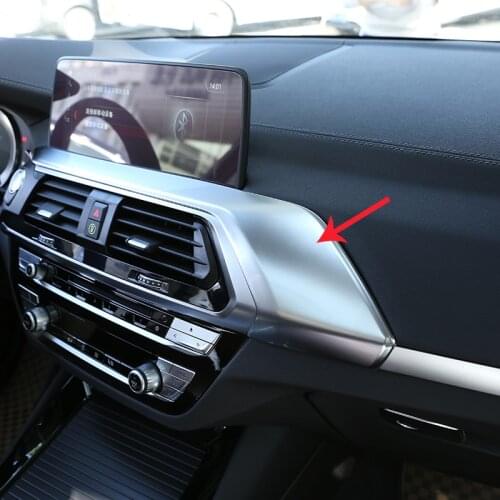1 Pcs For BMW X3 G01 2018 Car ABS Matte Center Console Decoration Cover Panel Trim Accessories For BMW X4 G02 2018