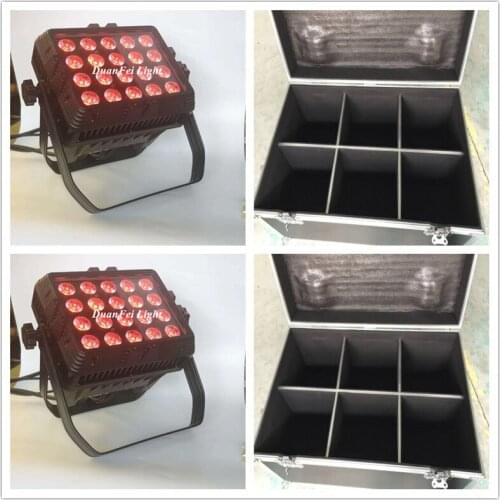 12pcs+2flycase 20x10W Aluminum LED Par Can IP65 RGBW 4in1 city color LED Spotlight Dj Projector Wash Lighting