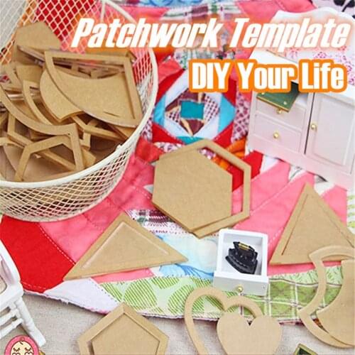 54 Pcs/Set Acrylic Stencil Template Handmade Mixed Quilt Templates Patchwork DIY Tool Handmade Accessories Crafts Supplies