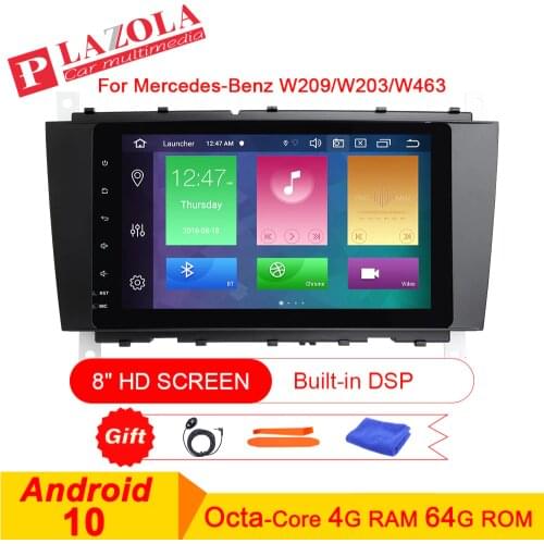 AutoRadio 2Din Android 10 Car Stereo Radio Player For Mercedes Benz W209 W203 C180 C200 C220 C230 C240 C250 C270 C280 W463 DSP
