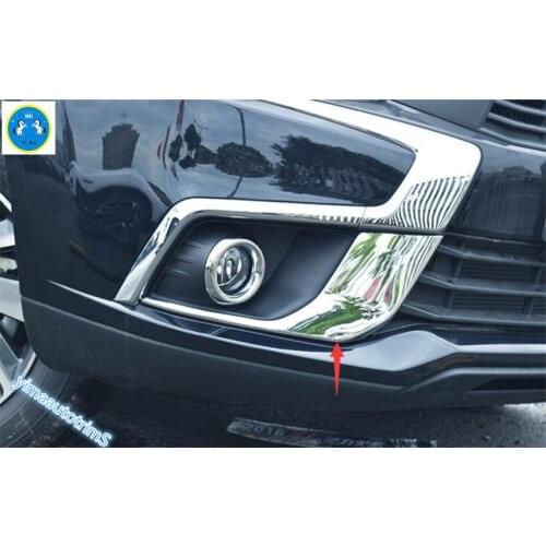 Yimaautotrims Auto Accessory Front Fog Lights Foglight Lamp Cover Trim Fit For Mitsubishi ASX / RVR 2016 2017 ABS