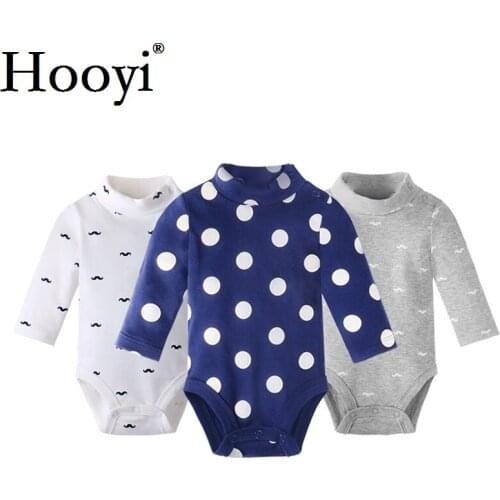 Polka Dot Baby Girl Bodysuits 0-3 Years Newborn One-Piece Clothes Jumpsuit Bebe Roupas Clothing Pajamas Soft 100% Cotton Tops