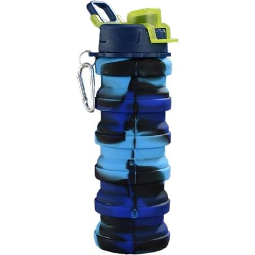 500ml Foldable Water Bottle Portable Bicycle Cycling Drinking Cup Outdoor Sports Bicycle Drink Water Bottle