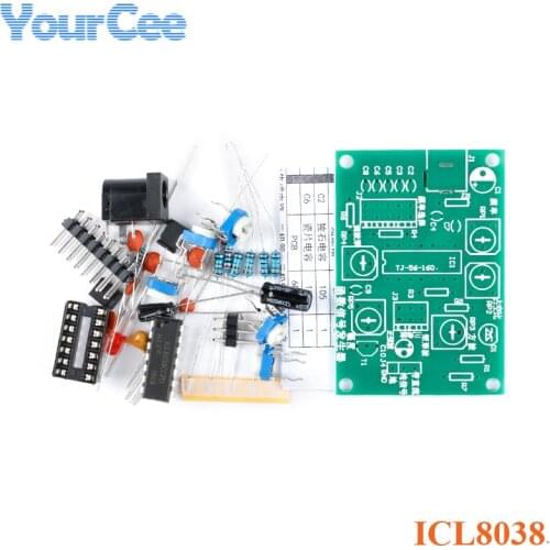 ICL8038 DIY Function Signal Generator Kit Set Multi-channel Waveform Generator Electronic Production Practice 12-24v 50-200KHZ