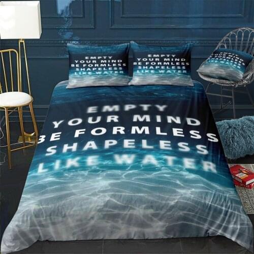 Be formless Quilt Cover Pillowcase 3Piece Comforter Bedding Set With Pillow Case Single Double Duvet Cover Home Decora