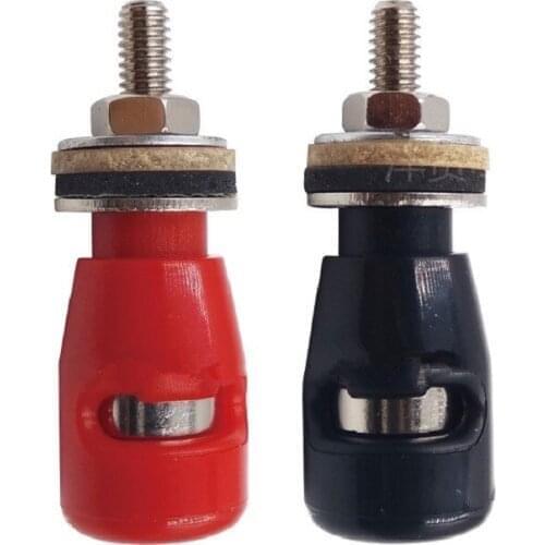 M4 * 38 push-type terminal spring elastic winding column copper self-locking 4mm terminal