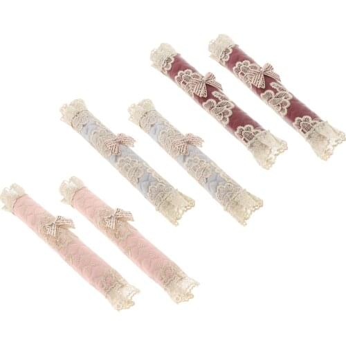 Set of 2 Kitchen Appliances Ovens Dishwashers Refrigerator Door Handle Covers, Keep from Smudges, Fingertips, Drips, Food Stains